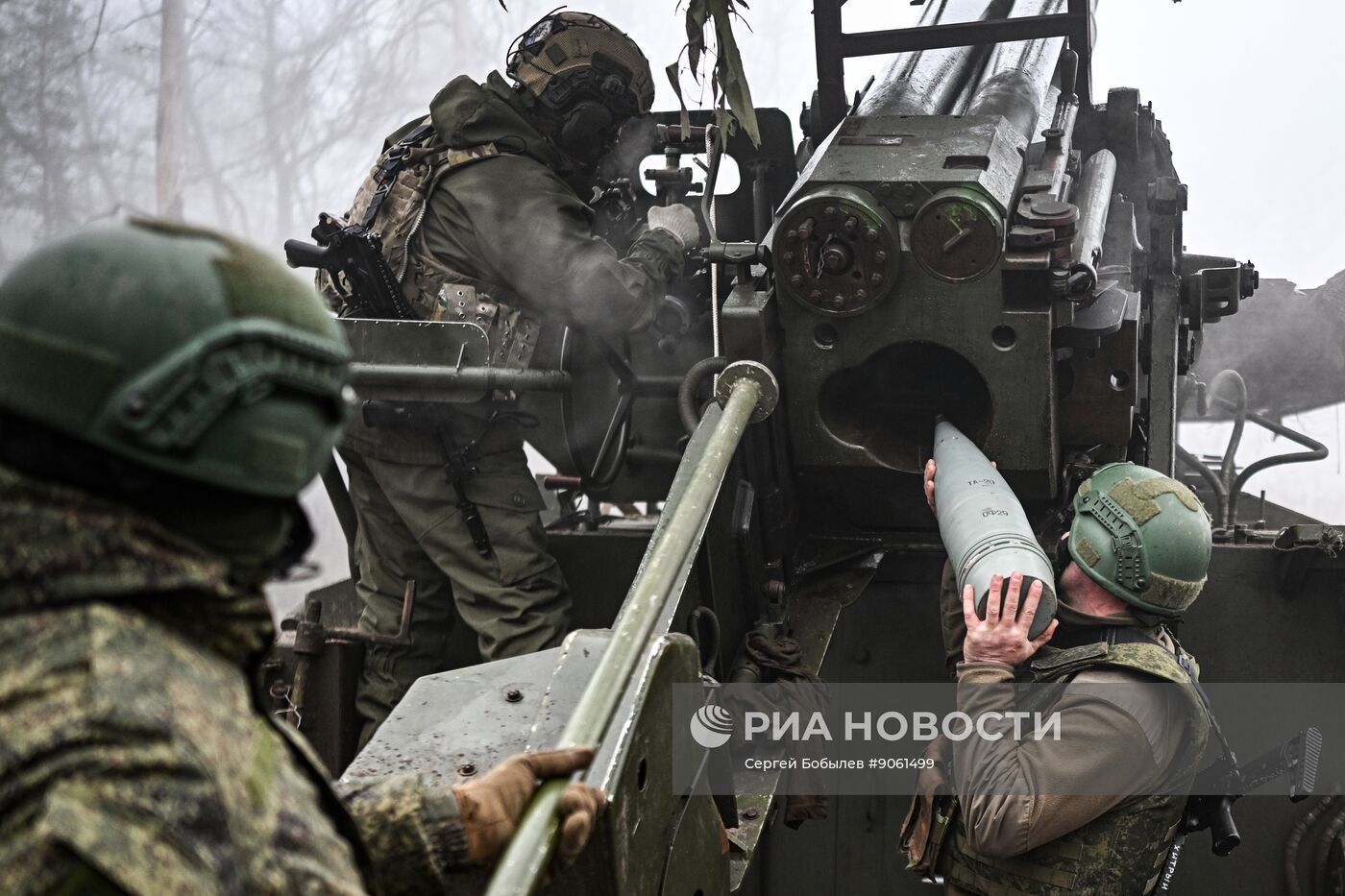 Боевая работа 73-й артбригады группировки войск "Запад"