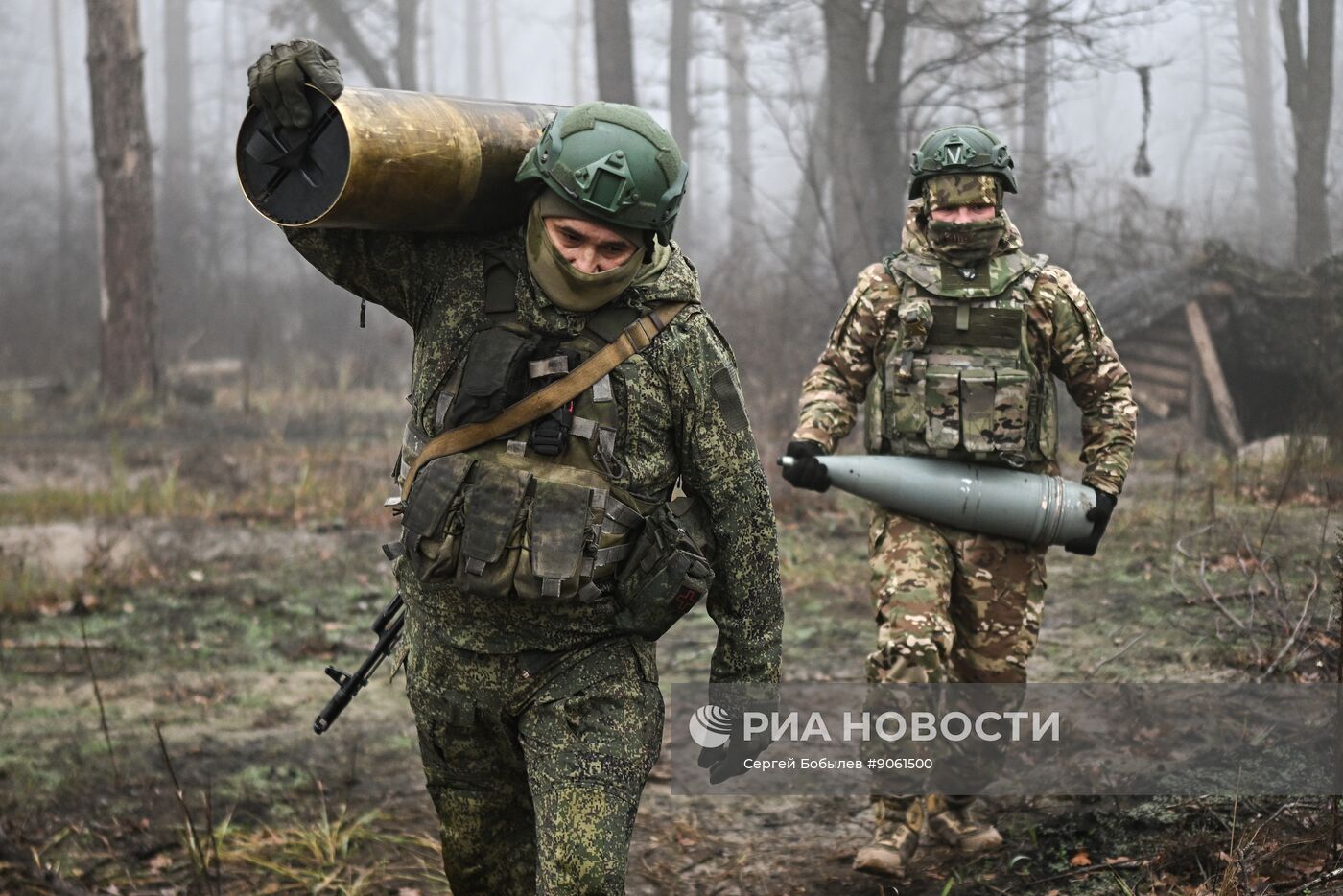 Боевая работа 73-й артбригады группировки войск "Запад"