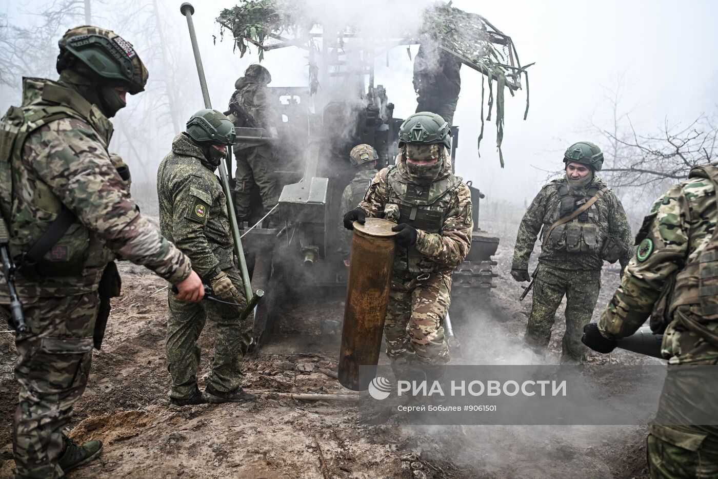 Боевая работа 73-й артбригады группировки войск "Запад"