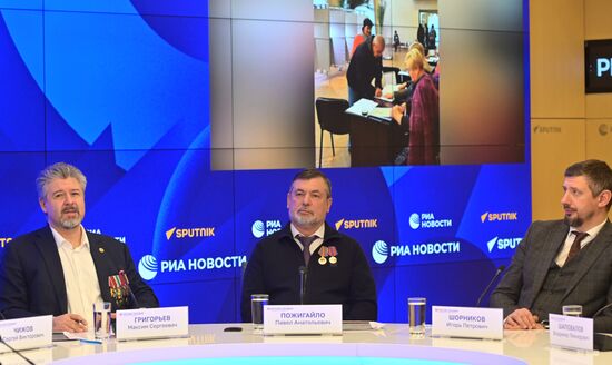 П/к в формате видеомоста Москва - Тирасполь об итогах выборов в Приднестровье