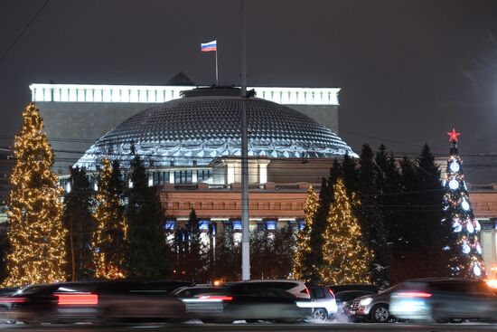 Предновогодний Новосибирск