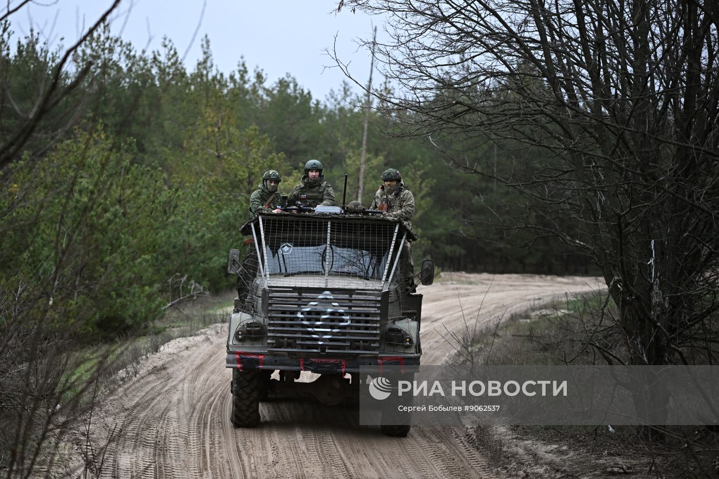 Боевая работа расчета РСЗО "Град" 83-го самоходного артполка на Краснолиманском направлении СВО