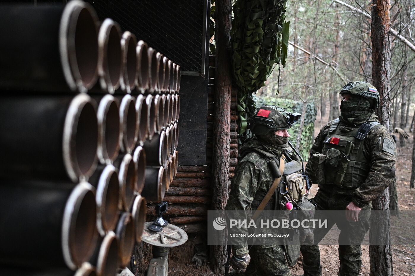Боевая работа расчета РСЗО "Град" 83-го самоходного артполка на Краснолиманском направлении СВО