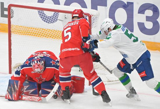 Хоккей. КХЛ. ЦСКА (Москва) - "Салават Юлаев" (Уфа)