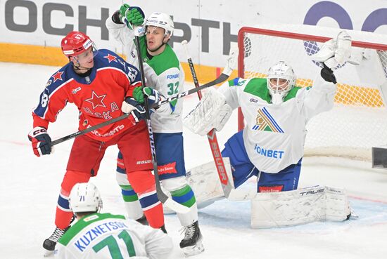 Хоккей. КХЛ. ЦСКА (Москва) - "Салават Юлаев" (Уфа)