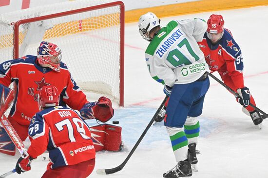 Хоккей. КХЛ. ЦСКА (Москва) - "Салават Юлаев" (Уфа)