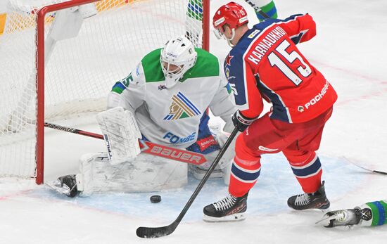 Хоккей. КХЛ. ЦСКА (Москва) - "Салават Юлаев" (Уфа)