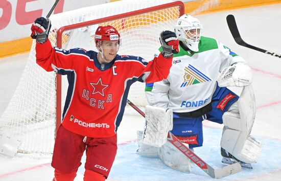 Хоккей. КХЛ. ЦСКА (Москва) - "Салават Юлаев" (Уфа)