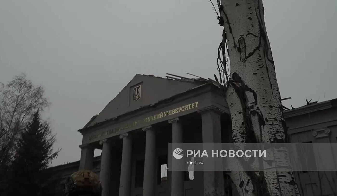 Освобожденный Красноармейск в ДНР