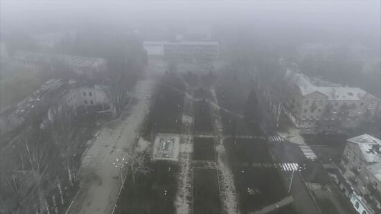 Освобожденный Красноармейск в ДНР