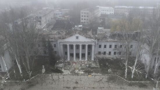 Освобожденный Красноармейск в ДНР