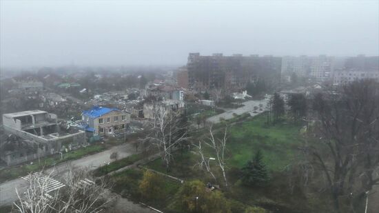 Освобожденный Красноармейск в ДНР