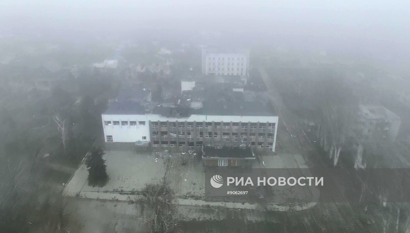 Освобожденный Красноармейск в ДНР