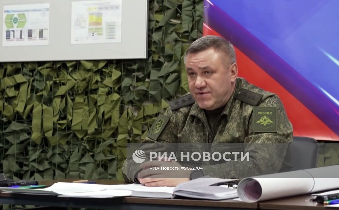 Президент Владимир Путин посетил один из пунктов управления Объединённой группировки войск