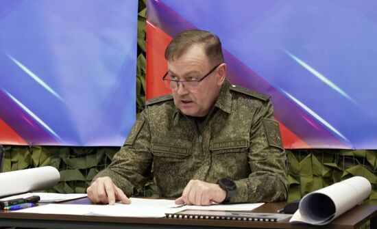 Президент Владимир Путин посетил один из пунктов управления Объединённой группировки войск