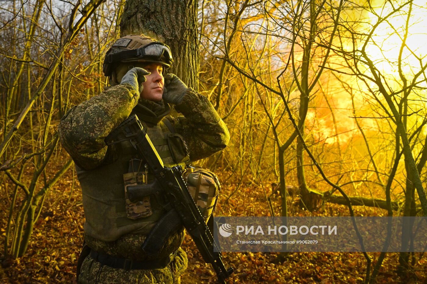 Боевая работа танка Т-80 группировки войск "Центр"