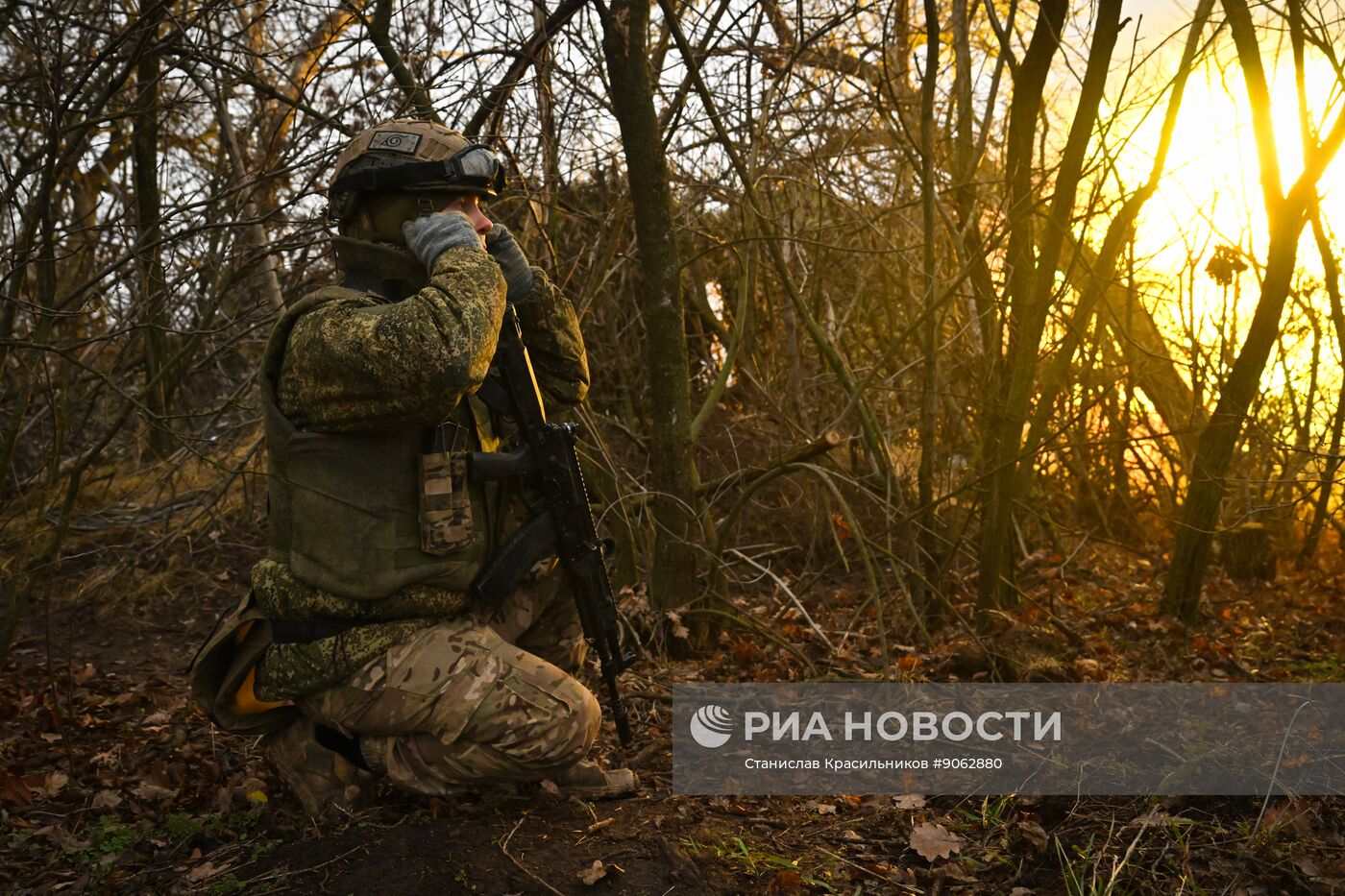 Боевая работа танка Т-80 группировки войск "Центр"