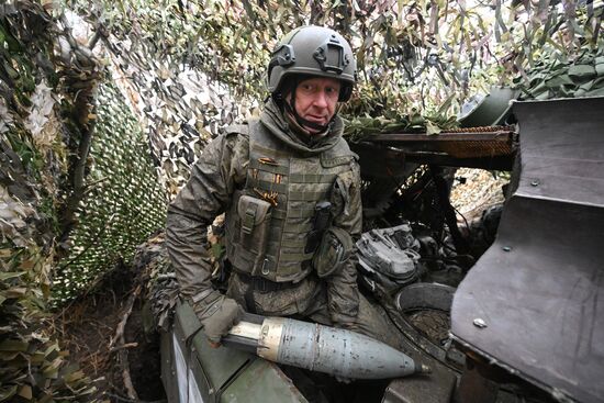 Боевая работа танка Т-80 группировки войск "Центр"