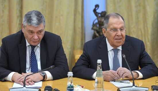 Встреча глав МИД РФ и КНР Сергея Лаврова и Ван И