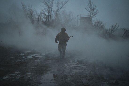 Боевая работа РСЗО "Град" группировки войск "Центр" на Красноармейском направлении СВО