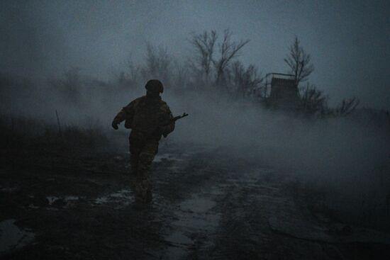 Боевая работа РСЗО "Град" группировки войск "Центр" на Красноармейском направлении СВО