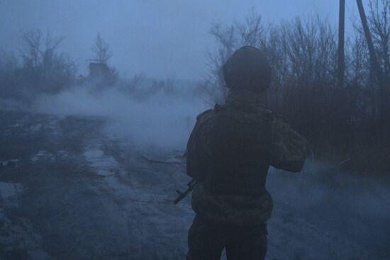 Боевая работа РСЗО "Град" группировки войск "Центр" на Красноармейском направлении СВО
