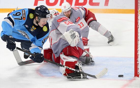 Хоккей. КХЛ. "Сибирь" (Новосибирск) - "Спартак" (Москва)