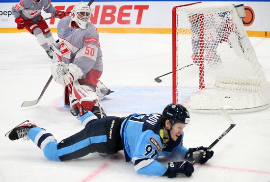 Хоккей. КХЛ. "Сибирь" (Новосибирск) - "Спартак" (Москва)