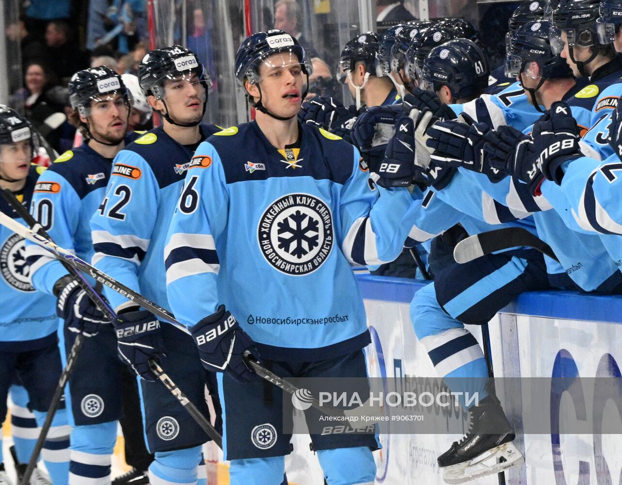 Хоккей. КХЛ. "Сибирь" (Новосибирск) - "Спартак" (Москва)