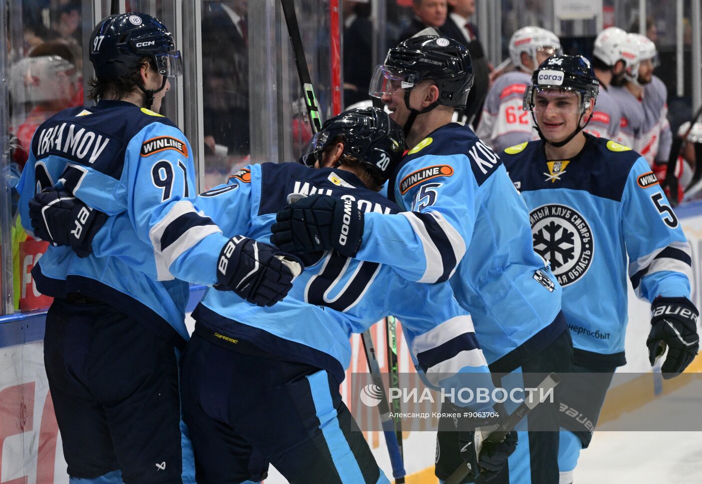 Хоккей. КХЛ. "Сибирь" (Новосибирск) - "Спартак" (Москва)