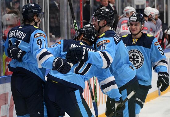 Хоккей. КХЛ. "Сибирь" (Новосибирск) - "Спартак" (Москва)