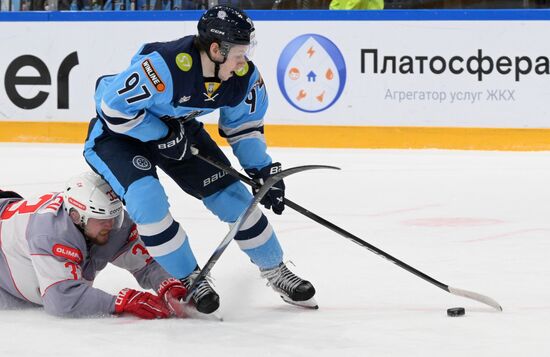 Хоккей. КХЛ. "Сибирь" (Новосибирск) - "Спартак" (Москва)
