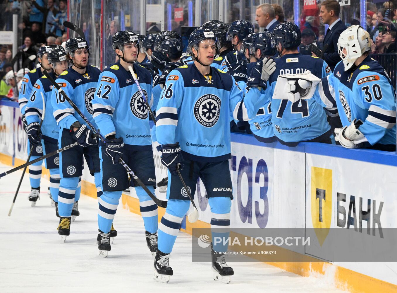 Хоккей. КХЛ. "Сибирь" (Новосибирск) - "Спартак" (Москва)