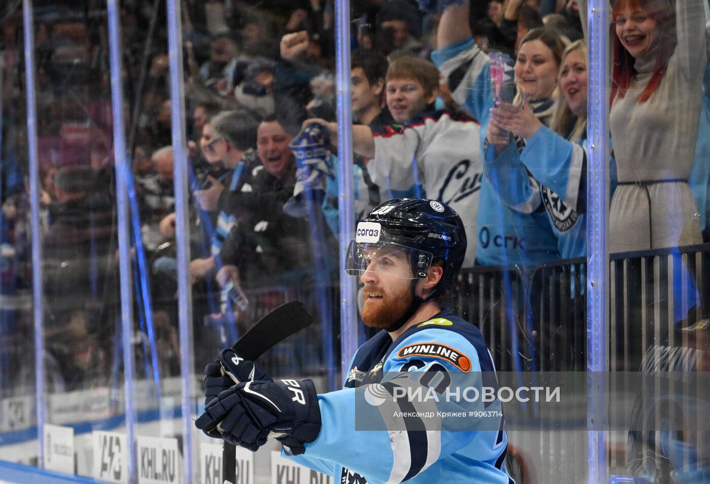 Хоккей. КХЛ. "Сибирь" (Новосибирск) - "Спартак" (Москва)