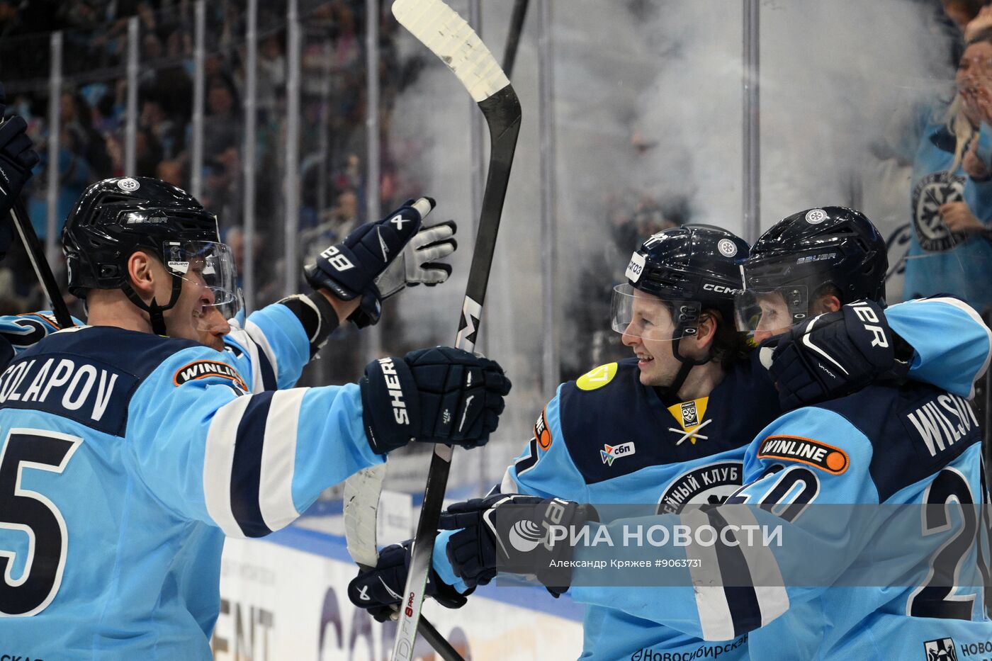 Хоккей. КХЛ. "Сибирь" (Новосибирск) - "Спартак" (Москва)