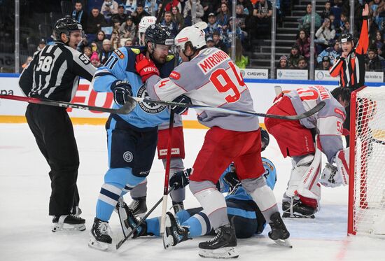 Хоккей. КХЛ. "Сибирь" (Новосибирск) - "Спартак" (Москва)