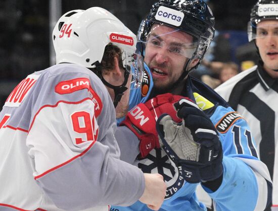 Хоккей. КХЛ. "Сибирь" (Новосибирск) - "Спартак" (Москва)