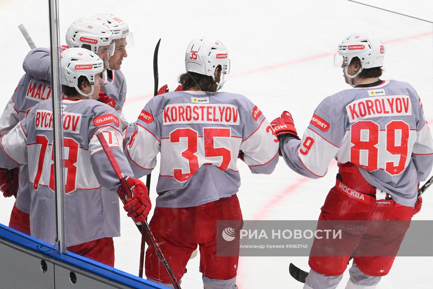 Хоккей. КХЛ. "Сибирь" (Новосибирск) - "Спартак" (Москва)