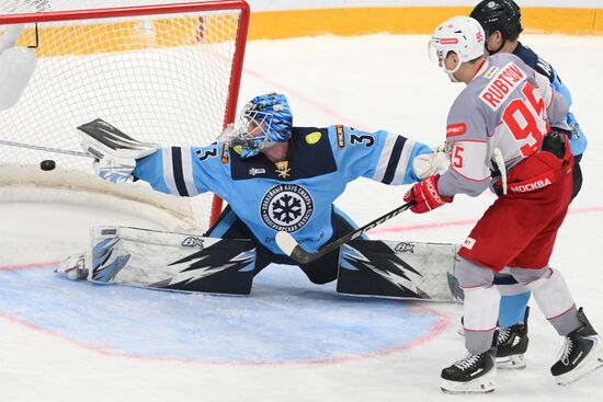 Хоккей. КХЛ. "Сибирь" (Новосибирск) - "Спартак" (Москва)