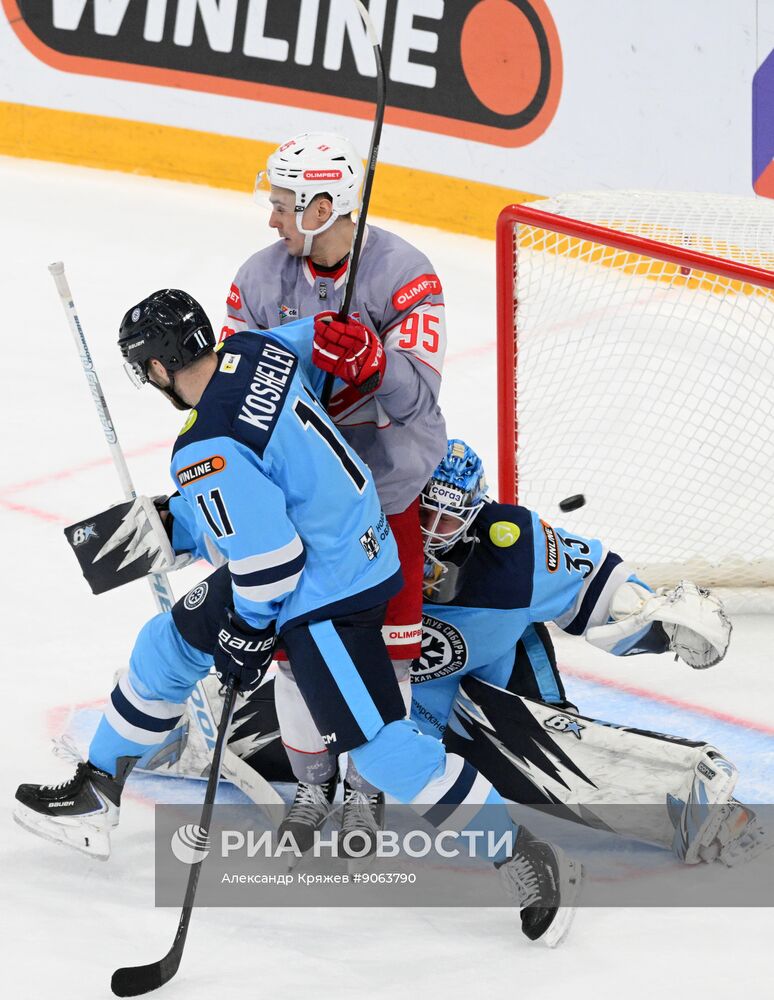 Хоккей. КХЛ. "Сибирь" (Новосибирск) - "Спартак" (Москва)