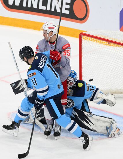 Хоккей. КХЛ. "Сибирь" (Новосибирск) - "Спартак" (Москва)