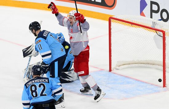 Хоккей. КХЛ. "Сибирь" (Новосибирск) - "Спартак" (Москва)