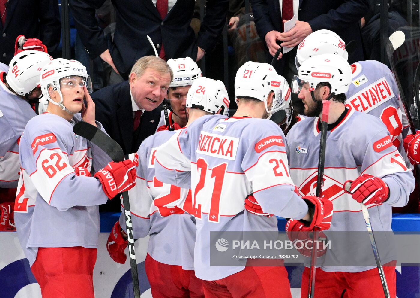 Хоккей. КХЛ. "Сибирь" (Новосибирск) - "Спартак" (Москва)
