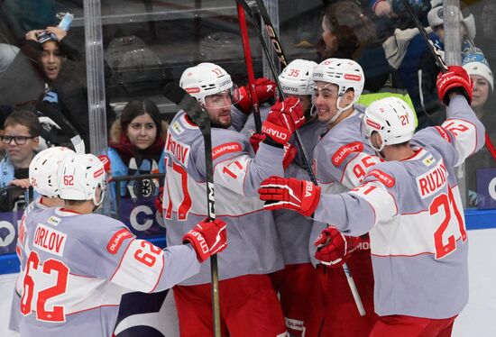 Хоккей. КХЛ. "Сибирь" (Новосибирск) - "Спартак" (Москва)