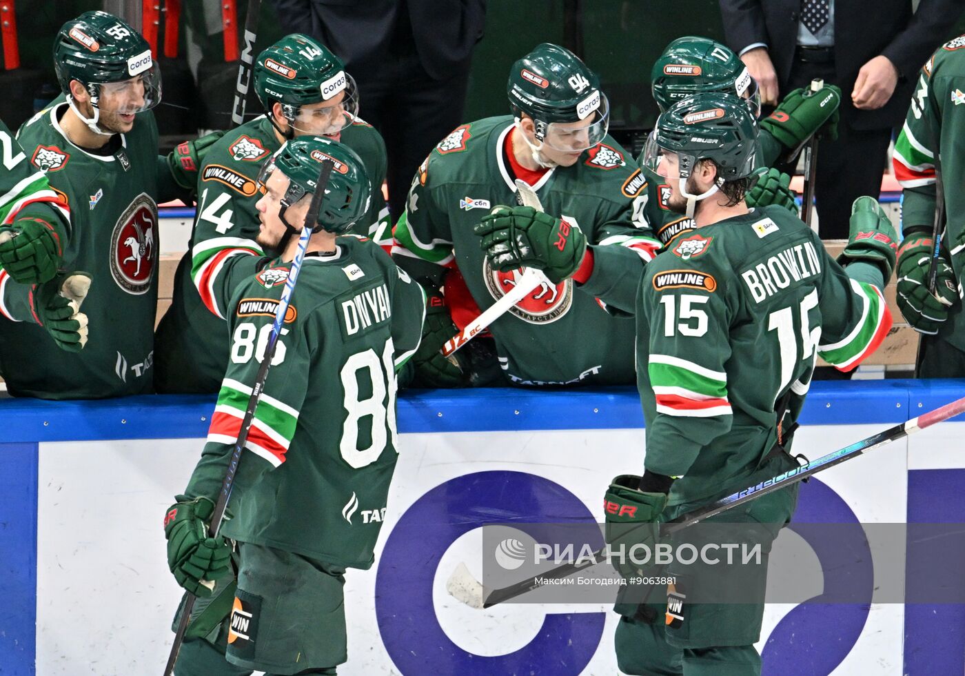 Хоккей. КХЛ. "Ак Барс" (Казань) - "Трактор" (Челябинск)