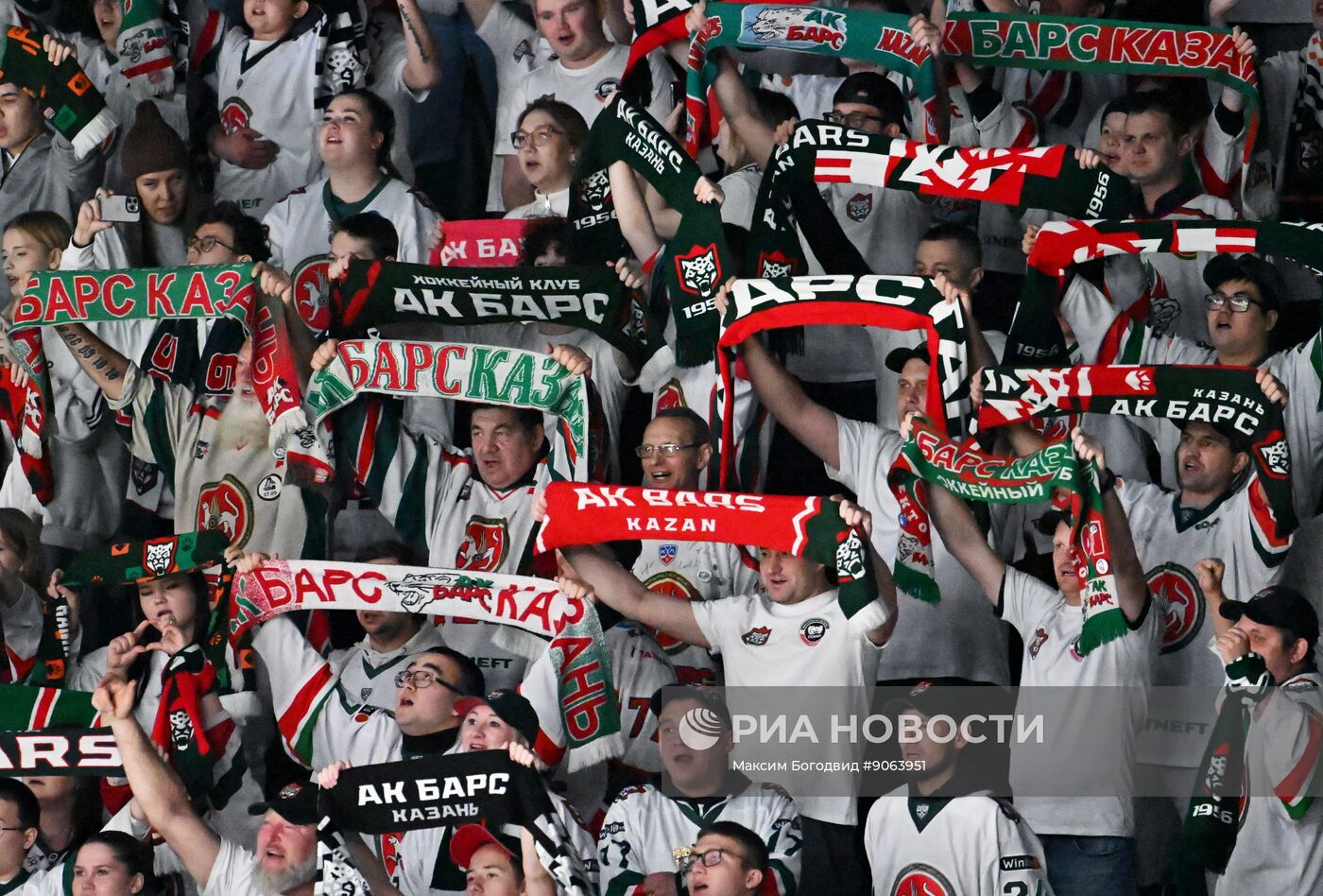 Хоккей. КХЛ. "Ак Барс" (Казань) - "Трактор" (Челябинск)