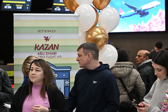Открытие прямого авиасообщения между Абу-Даби и Казанью