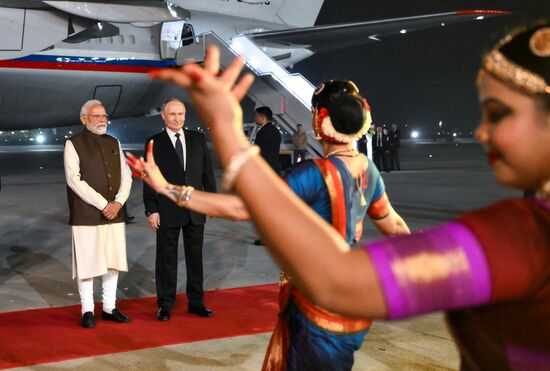 Государственный визит президента РФ Владимира Путина в Индию