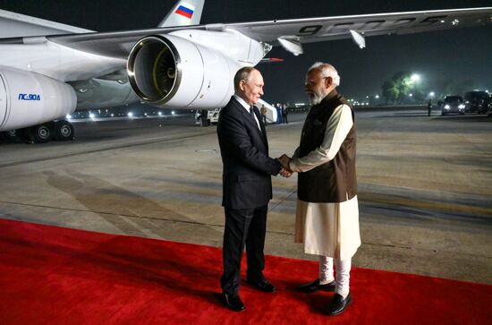 Государственный визит президента РФ Владимира Путина в Индию