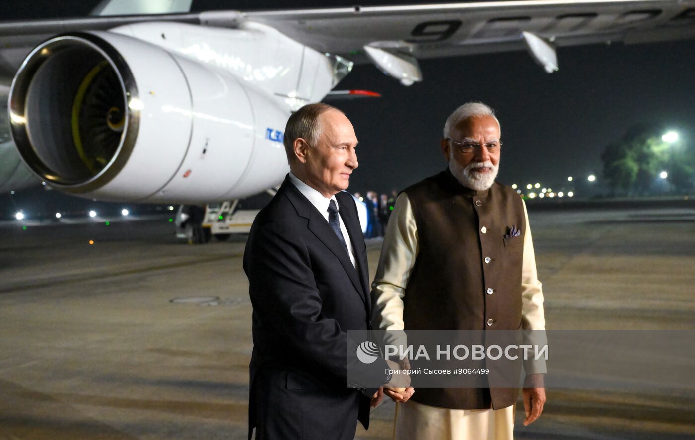Государственный визит президента РФ Владимира Путина в Индию